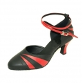 Top grade Two red Genuine leather of Women's modern shoes