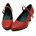 Classic Red Real leather of Women's modern shoes