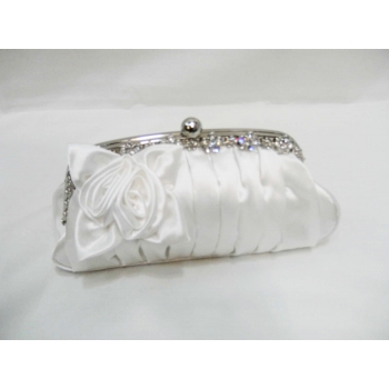 Japanese pop Rose with Diamond Silk Portable dual-purpose evening bags