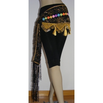 Platter BellyDance Hip Scarf Skirt -5colors