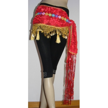 Platter BellyDance Hip Scarf Skirt -5colors