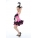 Child Girls/Ladies Latin dance dress-4sets(shirt+skirt)-Pink