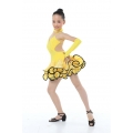 Child Girls/Ladies Latin dance dress-Over all dress in 3sets-Yellow