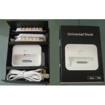  Universal dock for iPhone 3G & iPod(Audio & Video output)