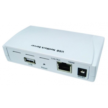 Printer Gigabit  Network Sharing server(USB Network SERVER)+4port Hub USB 