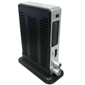 MINI HD FTA H.264 DVB-T RECEIVER+DVR with USB HUB (Scart/RCA)