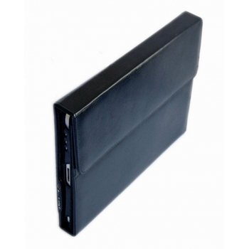 Foldable iPad Leather Case with Built-in Bluetooth Keyboard